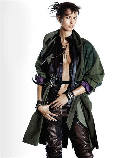 Tomboy Karlie Kloss By David Sims For Vogue Paris October 2014