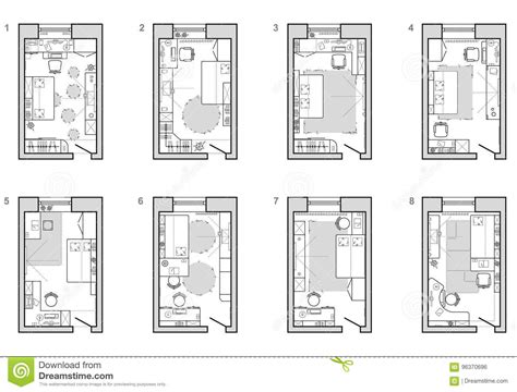 Furniture Plan Of Childs Room Floor Plan Symbol As