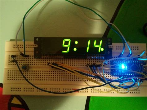 Arduino Clock Using Standard Clock Display 4 Steps Instructables