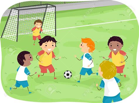 Clipart Kids Playing Soccer 10 Free Cliparts Download Images On
