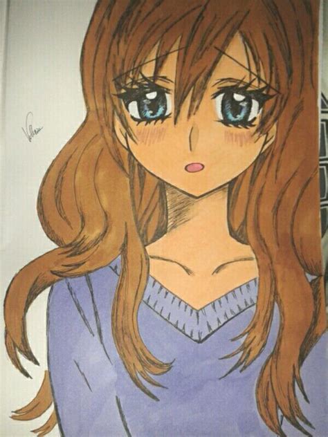 Anime Drawings With Color Easy / How to color hair with colored pencils