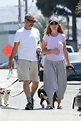 Patsy Palmer in a Striped Skirt Was Seen Out with Her Husband Richard ...