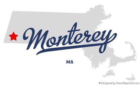 Map Of Monterey Ma Massachusetts