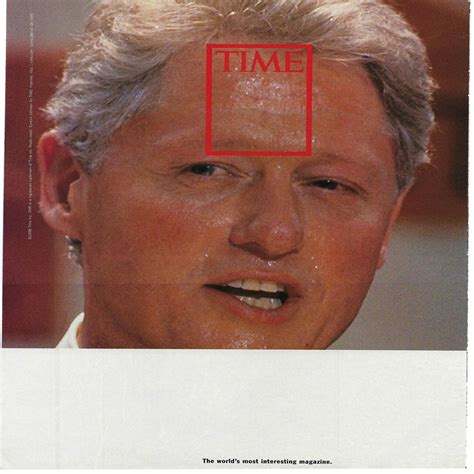 1998 Time Magazine Print Ad/Poster Bill Clinton The... - Depop