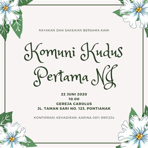 Gratis Ribuan Contoh Undangan Online - Canva