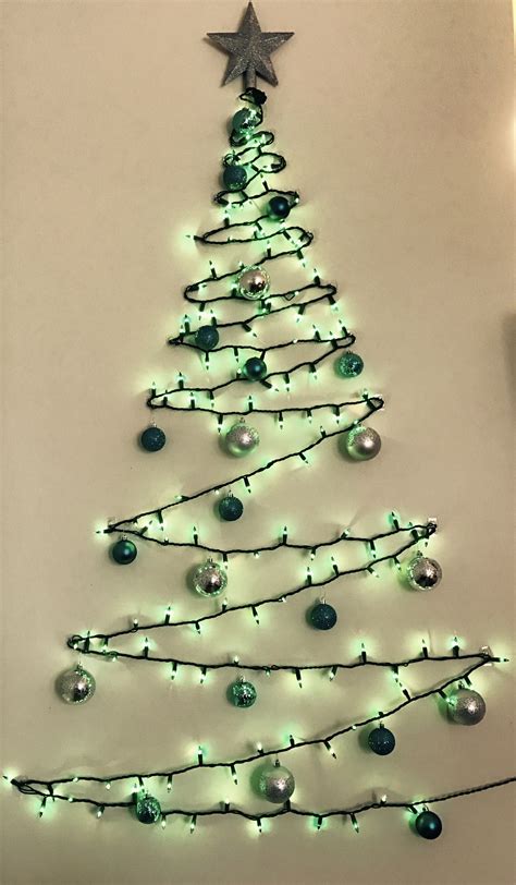 Christmas Tree Made Of Lights Pimphomee