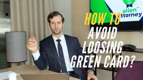 Maybe you would like to learn more about one of these? Immigration Attorney: How to Avoid Losing Your Green card - YouTube