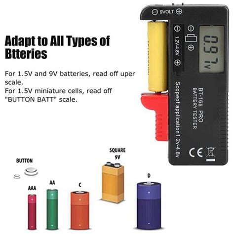 Bt Pro Batterie Kapazit T Tester Digitaler Batterie Pr Fer