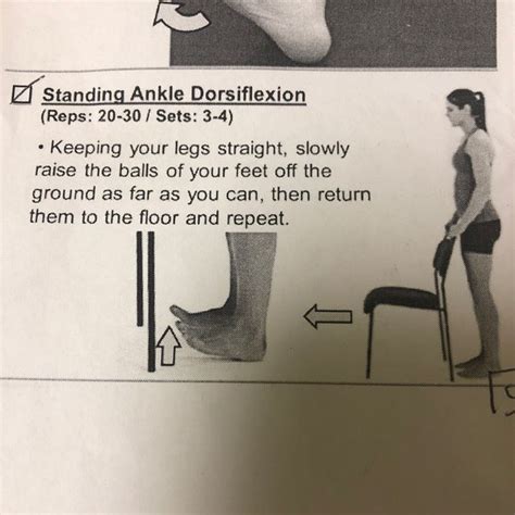 Standing Ankle Dorsiflexion Exercise How To Workout Trainer By Skimble