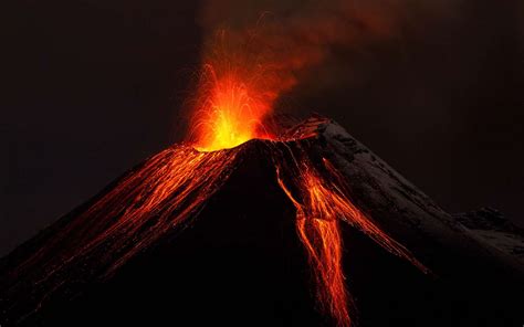 Volcans En éruption Voyage Carte Plan
