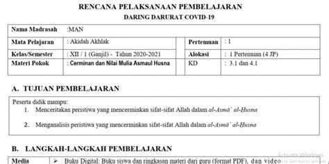 110 Contoh Soal Akidah Akhlak Kelas 4 Semester Genap Kurikulum 2013