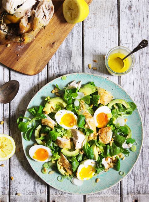 Simple and delicious roast chicken recipes for your sunday roast, or check out our quick roast chicken recipes for a midweek supper fix. Roast Chicken Salad - The Little Green Spoon