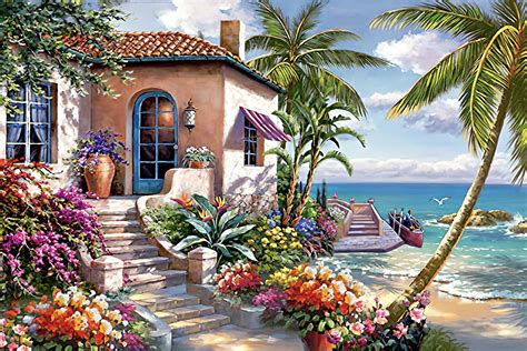 Solve Beach Villa Jigsaw Puzzle Online With 330 Pieces