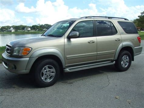 The towing capacity for all of the models years for the toyota sequoia had a pretty significant range going from 6,400 lbs. Buy used 2002 Toyota Sequoia SR5 4x4 Leather Loaded Everything Works Cold AC Florida Car! in ...