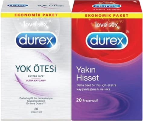 Durex Yok Ötesi Ultra Kaygan 20li Yakın Hisset 20li Prezervatif