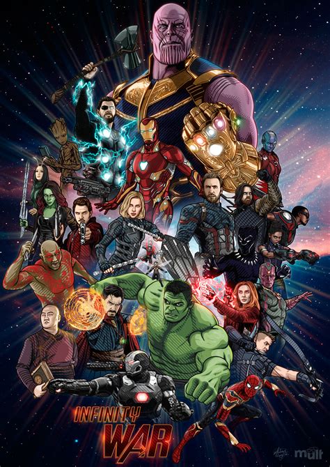 Artists Coming Together For Avengers Infinity War Tribute Designing