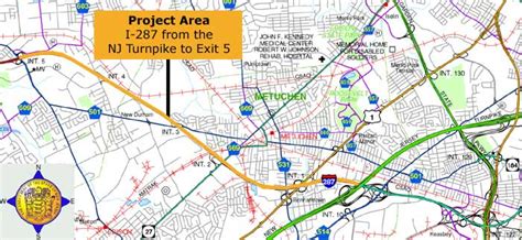 I 287 Project Map