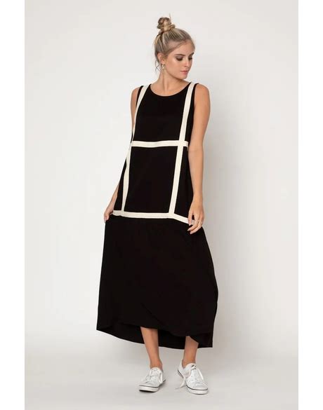 Tori Dress Blacknatural Labels Two By Two Just Looking Two By