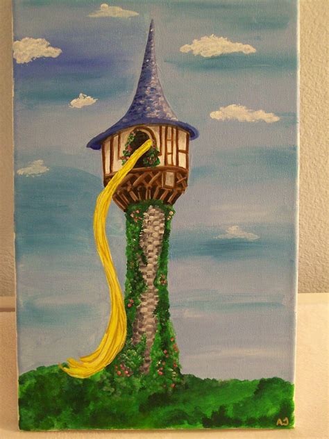 Rapunzel Tower Disney Canvas Art Disney Canvas Paintings Disney