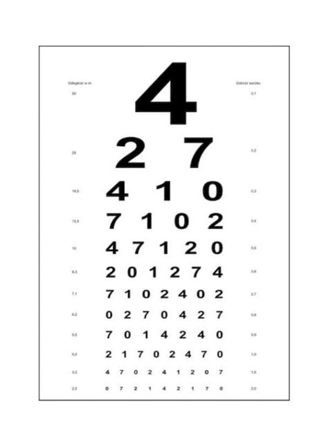 Eye Chart Printable Printable Templates Eye Exam Chart Eye Sight