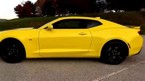 2016 Chevrolet Camaro Yellow Ss 6 Spd In Depth Review Performance Youtube