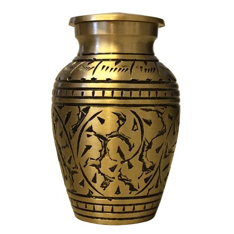Shop with afterpay on eligible items. Gold Leaves Small Keepsake Urn for Ashes, Cremation Urn UK ...
