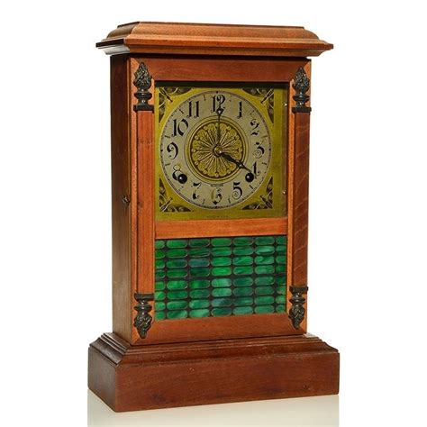 Sessions Shop Of The Crafters Mission Style Mantel Clock Collectors