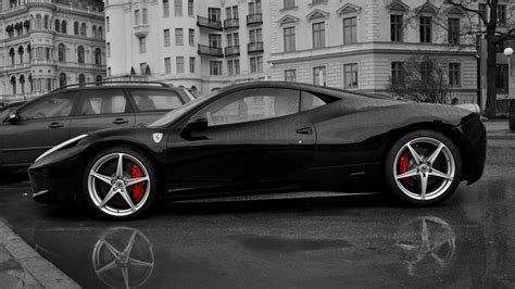 38 Ferrari Black Sports Cars Wallpapers Pictures
