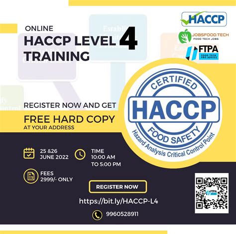 Haccp Level 4 Training Program Food Tech Professional Advice