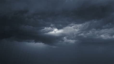 The Dark Clouds Rain Flashes Stock Footage Video 100