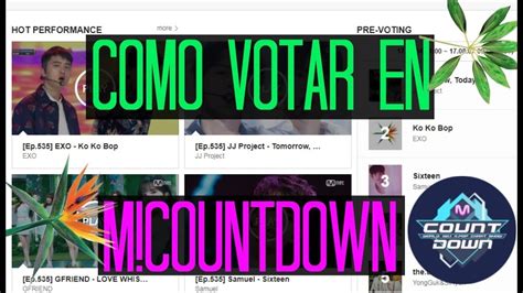 Cómo y cuándo votar por correo en las elecciones municipales, autonómicas y europeas. COMO VOTAR POR EXO EN M!COUNTDOWN DESDE PC [REGISTRO ...