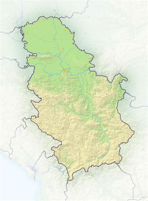 Srbija Mapa Superjoden
