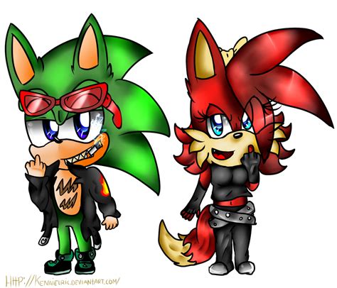 scourge and fiona chibis by miles the sniper on deviantart