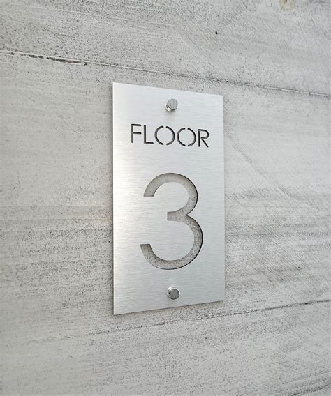 Floor Numbers Level Numbers Floor Number Signs Stairway Signs