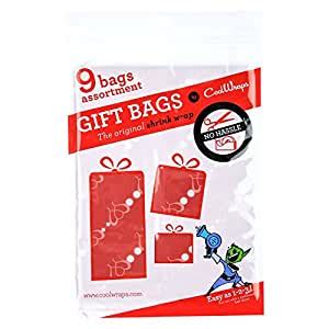 Large or boxed items come in a gift bag. Amazon.com: CoolWraps, Shrink Wrap Gift Bags, Hearts ...