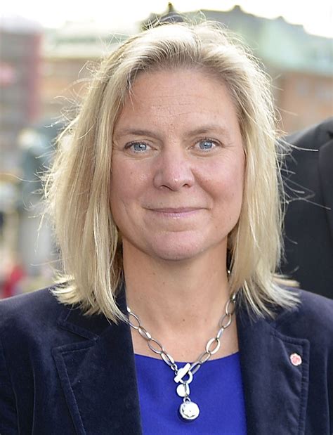 Eva magdalena andersson is a swedish social democratic politician who has served as minister for finance since 3 october 2014. Magdalena Andersson - Sveriges nya finansminister ...