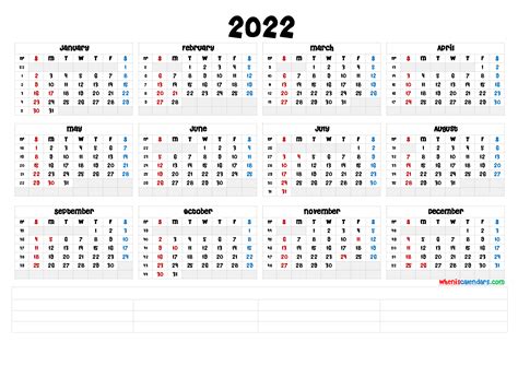Calendar 2022 Daily Calendar Printables Free Blank