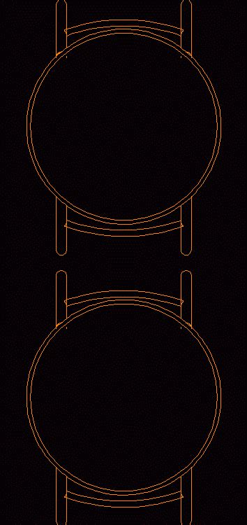 Round Chairs Dwg Block For Autocad • Designs Cad