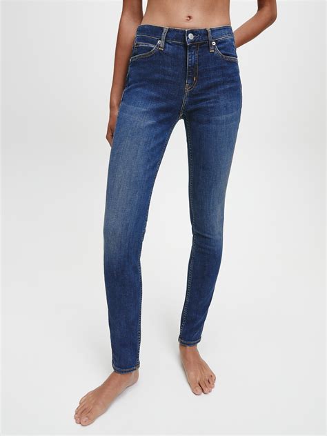 Mid Rise Skinny Jeans Jeans Calvin Klein
