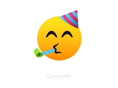 The Joypixels Party Face Emoji Animation Version 30 By Joypixels On