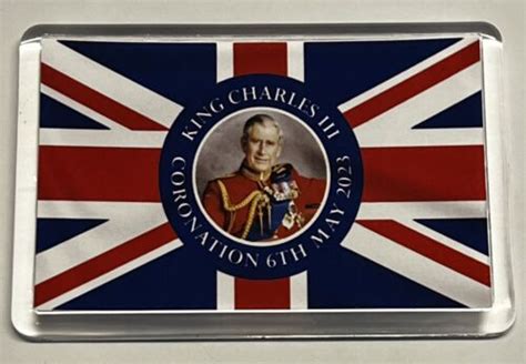 King Charles Iii Coronation 2023 Fridge Magnet 2 Souvenir T Idea Ebay