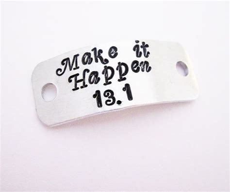 131 Make It Happen Run Charms Shoe Tag Shoelace Plates 8 For When