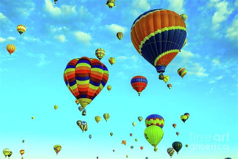 Balloons In The Sky Photograph By Jeff Swan Fine Art America