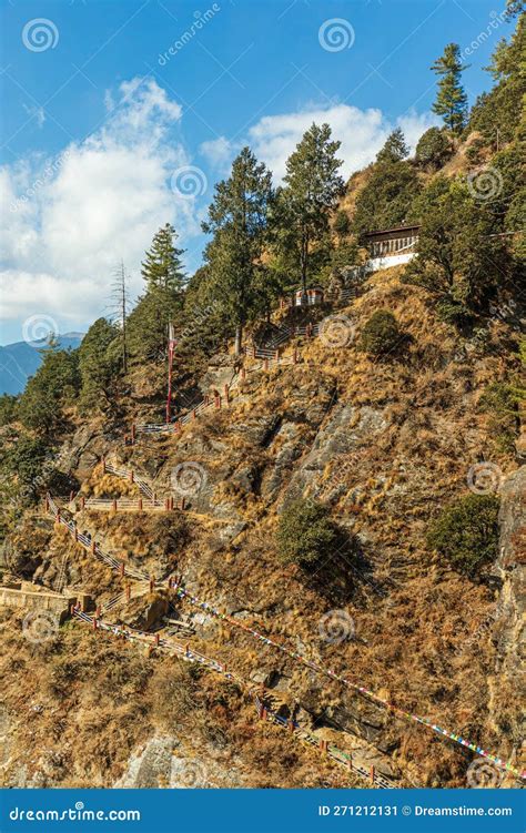 The Narrow Steep And Winder Staircases Path Leading To Tiger S Nest