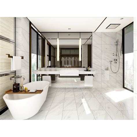 The key to successful pattern. Volakas Plus Polished Porcelain Tile | White ceramic tiles ...