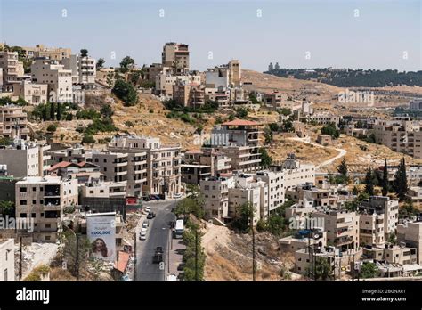 Palestine Bethlehem A View Of The Modern City Of Bethlehem In The