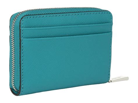 Michael kors credit card case wallet. MICHAEL Michael Kors Leather Card Case (tile Blue) Credit ...
