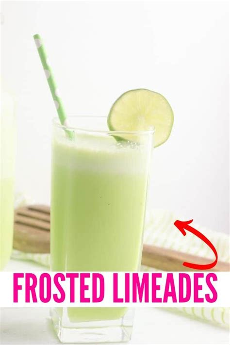 Frosted Limeades Summer Drinks In 2020 Frozen Limeade Frozen