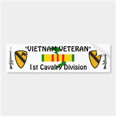 1st Cavalry Div Bumper Sticker Zazzle