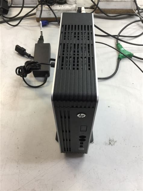 Desktop Hp T610 Plus Ww Thin Client With Charger Appears To Function